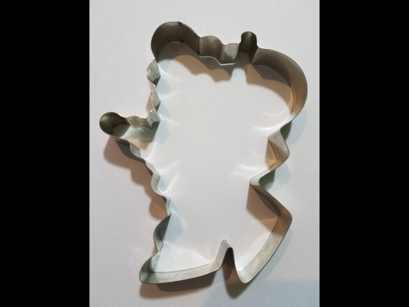 Papa Noel con bolsa- 11 x 8 cm.