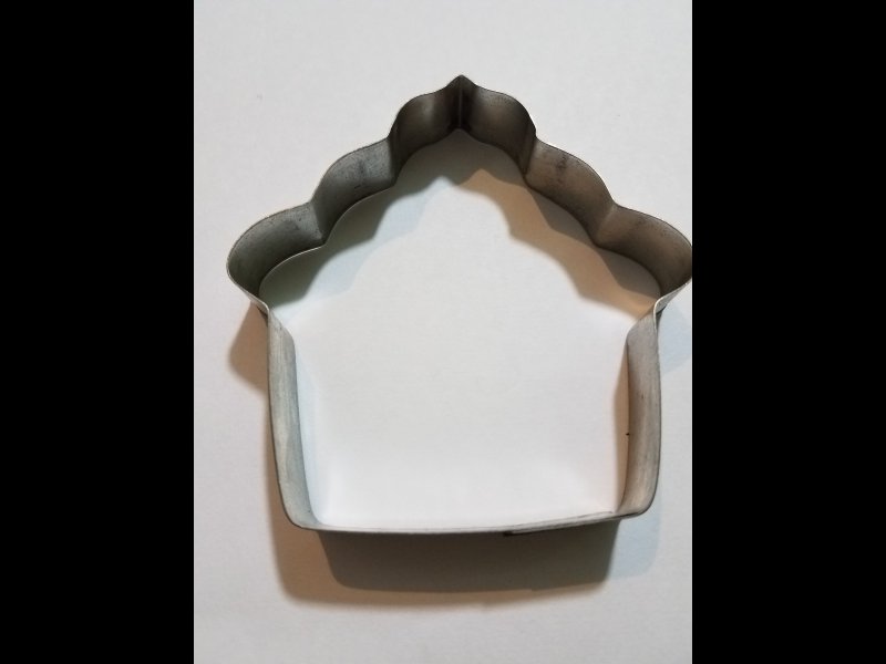 Cup cake para,galletitas - 8.50 x 8.50 cm